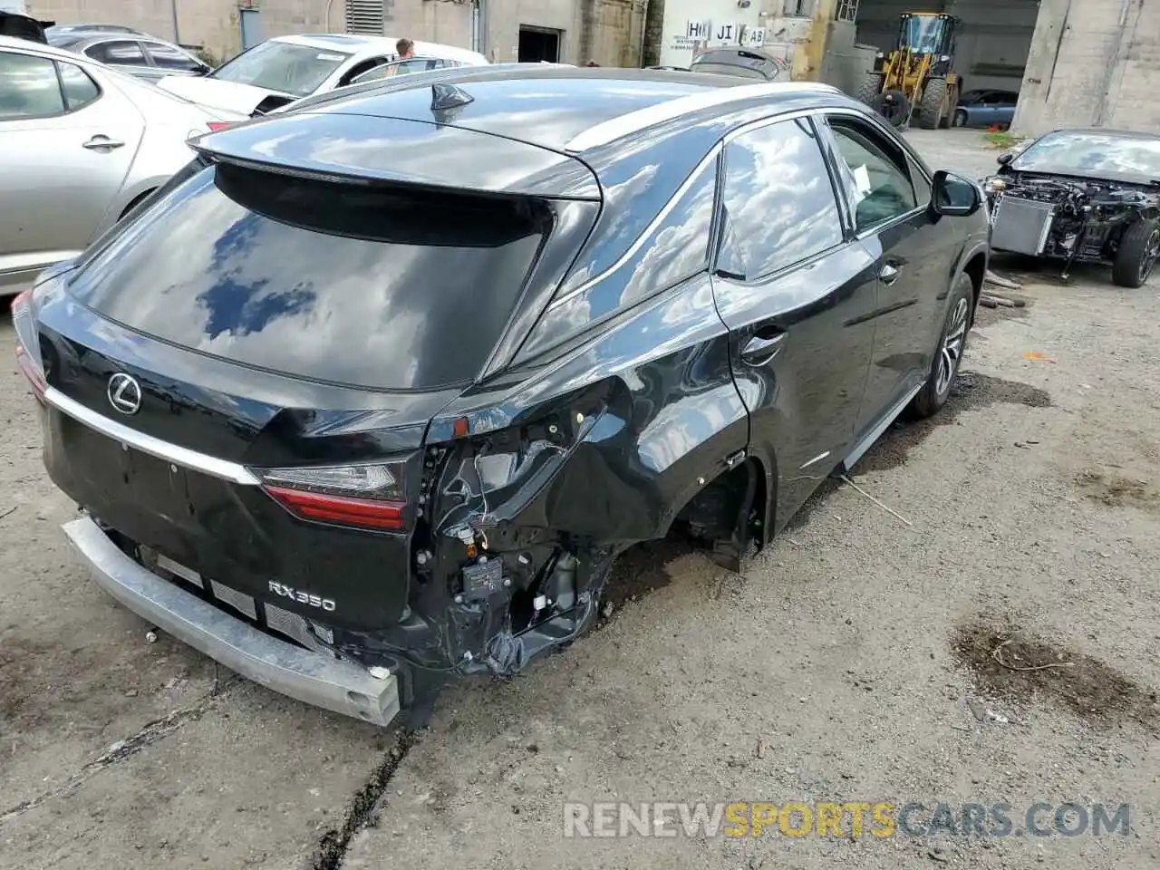 4 Photograph of a damaged car 2T2HZMDA1MC275256 LEXUS RX350 2021