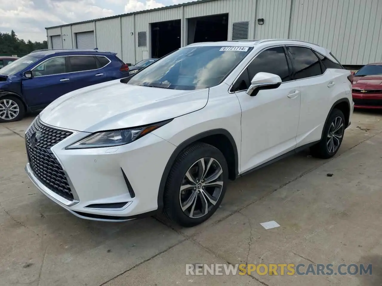 1 Photograph of a damaged car 2T2HZMDA1MC286337 LEXUS RX350 2021