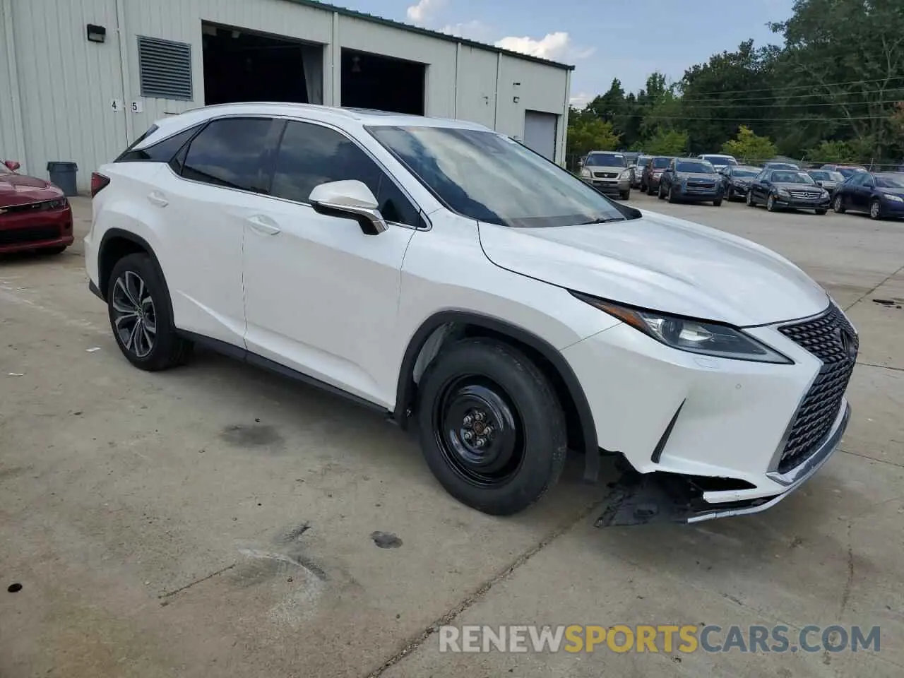 4 Photograph of a damaged car 2T2HZMDA1MC286337 LEXUS RX350 2021