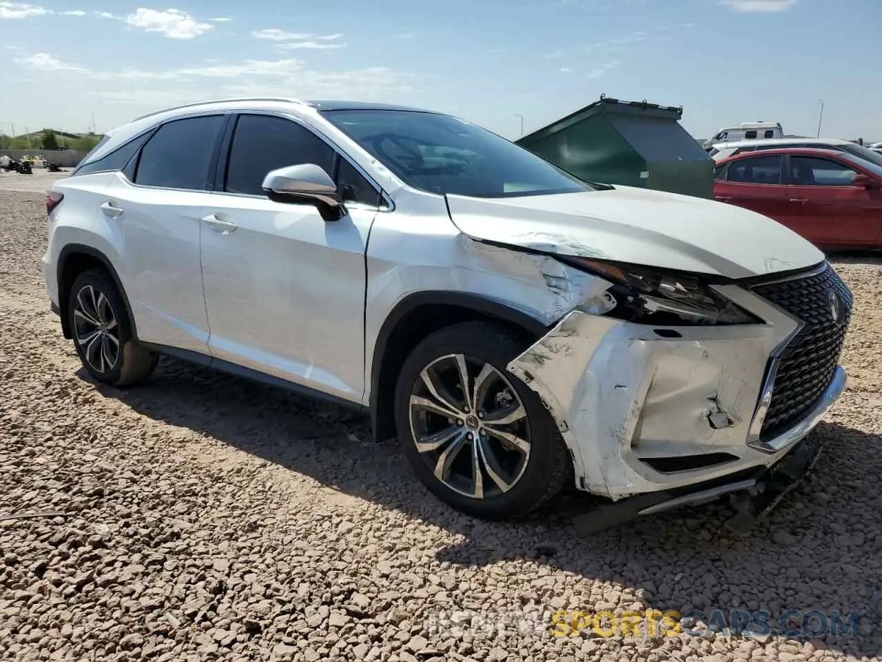 4 Photograph of a damaged car 2T2HZMDA1MC298732 LEXUS RX350 2021