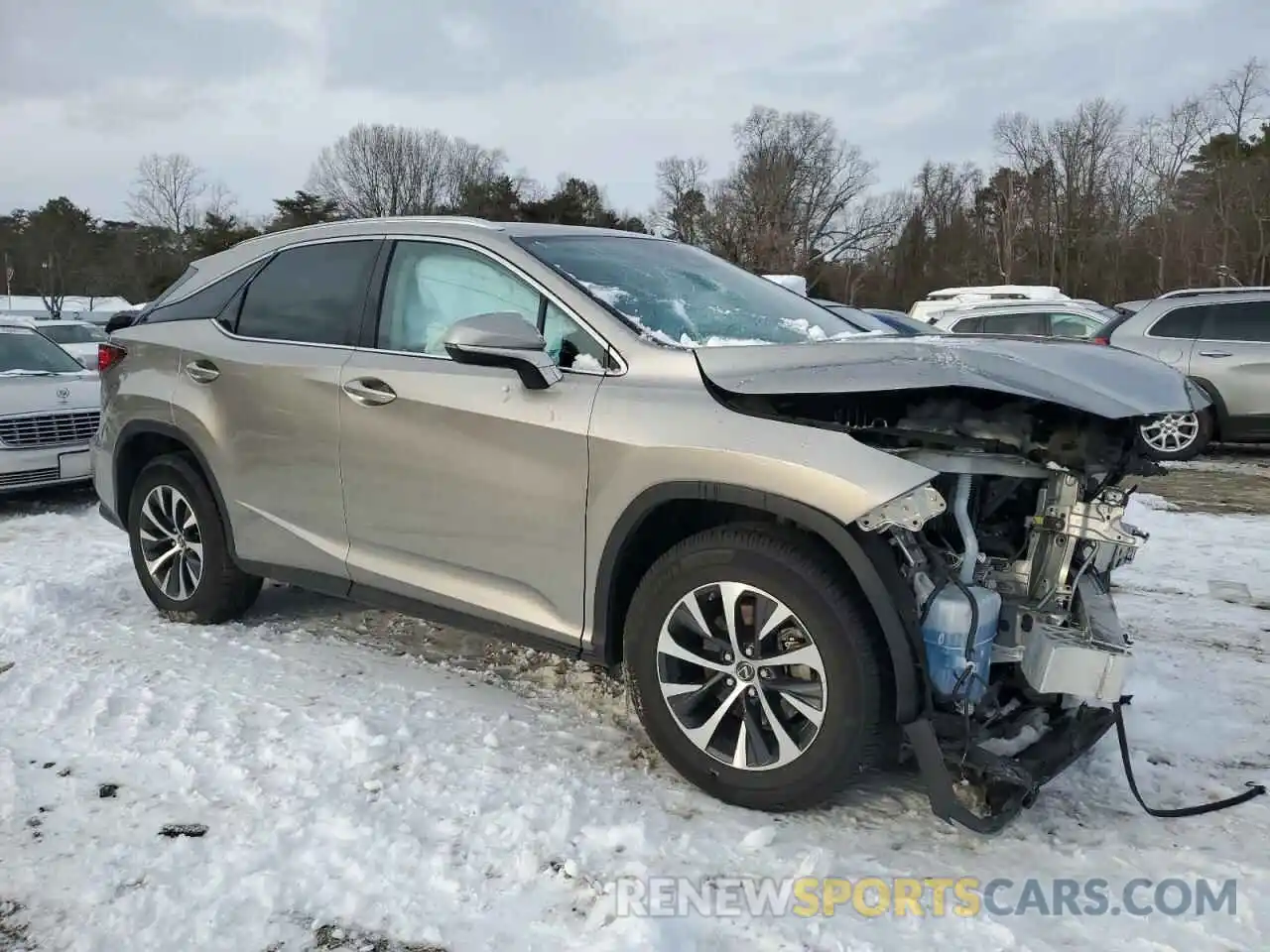 4 Photograph of a damaged car 2T2HZMDA1MC306067 LEXUS RX350 2021