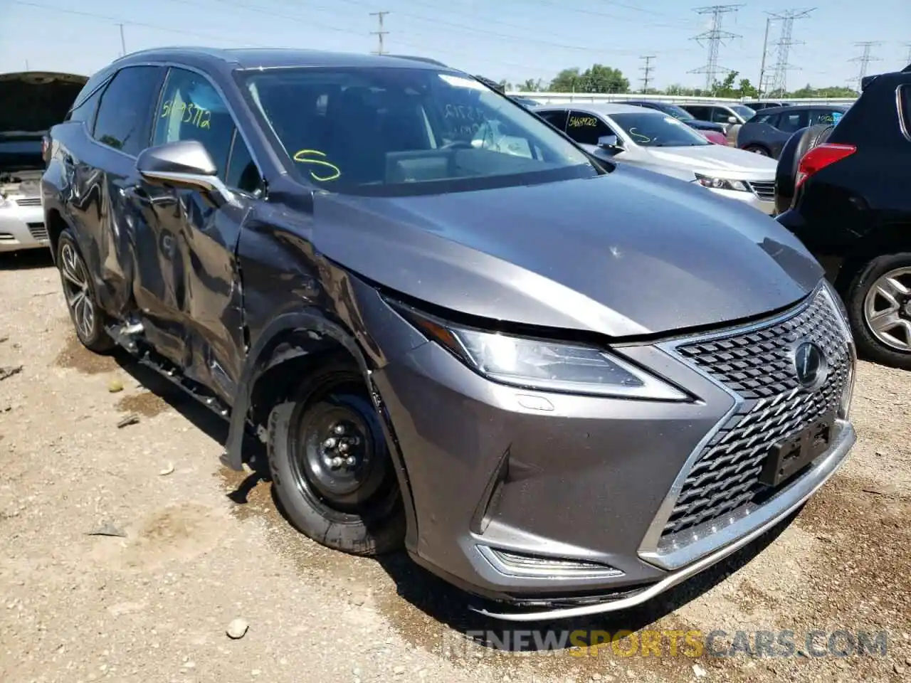 1 Photograph of a damaged car 2T2HZMDA2MC263682 LEXUS RX350 2021