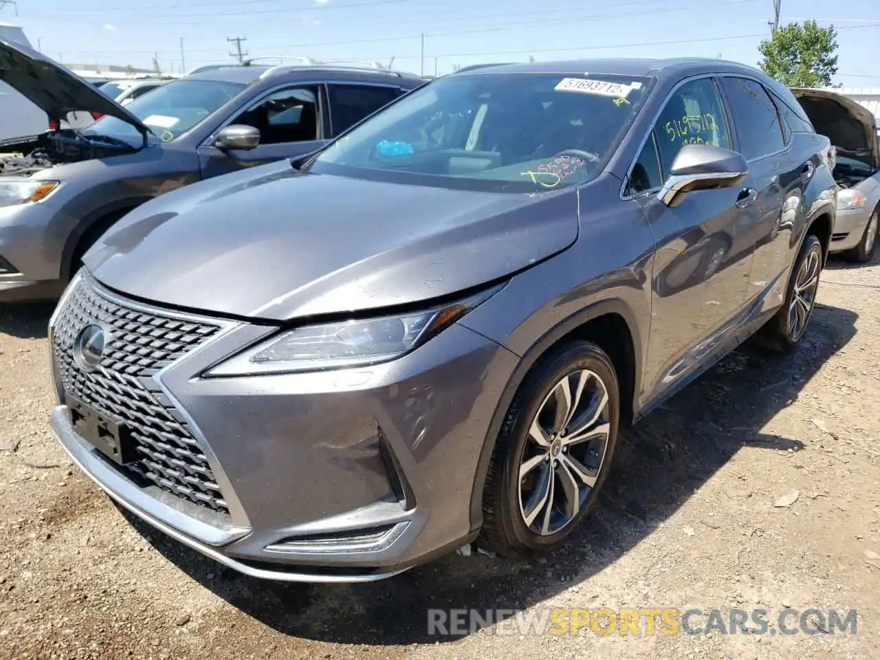 2 Photograph of a damaged car 2T2HZMDA2MC263682 LEXUS RX350 2021