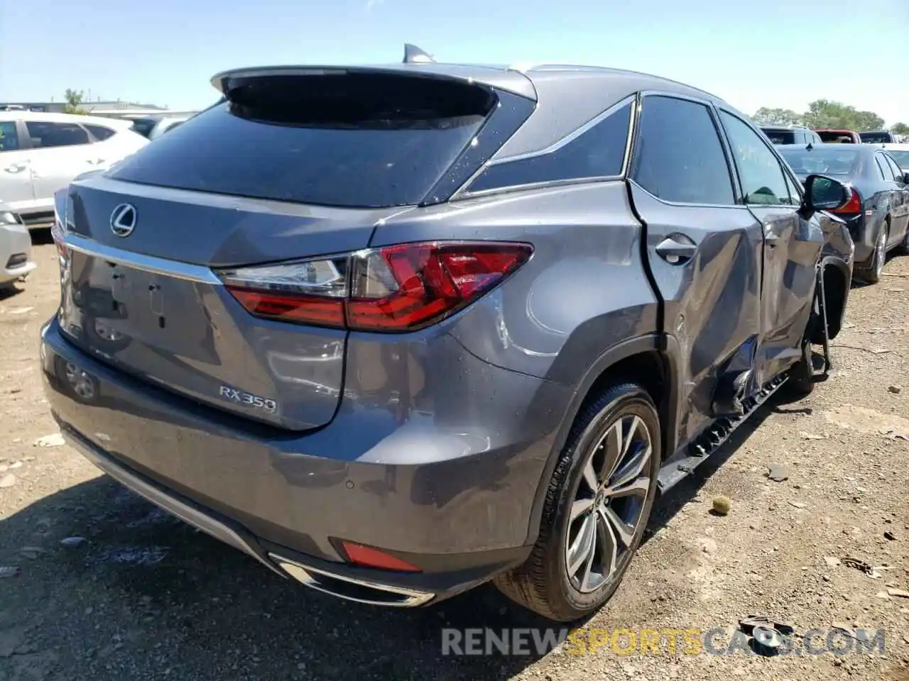 4 Photograph of a damaged car 2T2HZMDA2MC263682 LEXUS RX350 2021