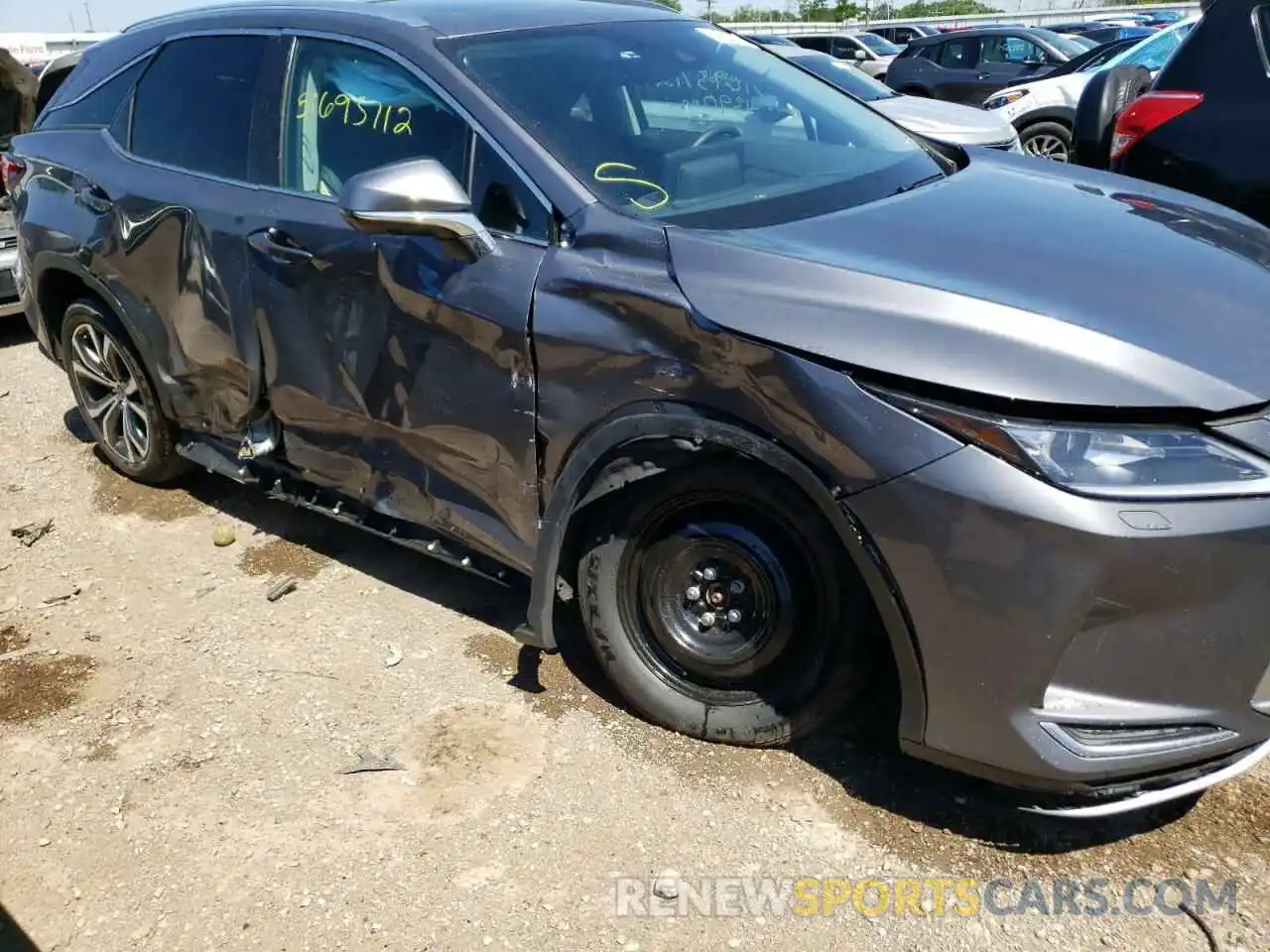 9 Photograph of a damaged car 2T2HZMDA2MC263682 LEXUS RX350 2021