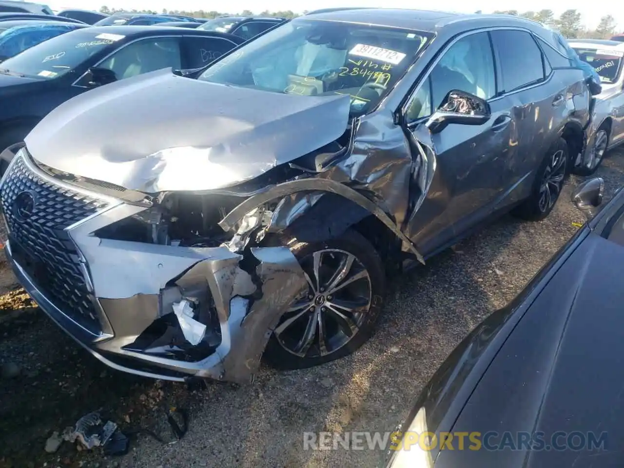 2 Photograph of a damaged car 2T2HZMDA2MC284449 LEXUS RX350 2021