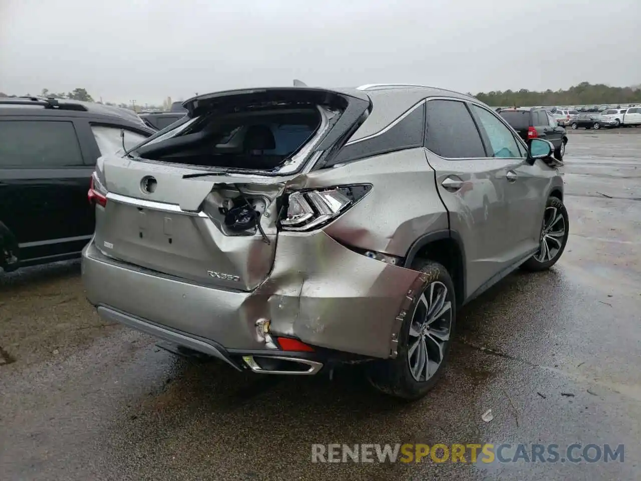 4 Photograph of a damaged car 2T2HZMDA2MC284449 LEXUS RX350 2021