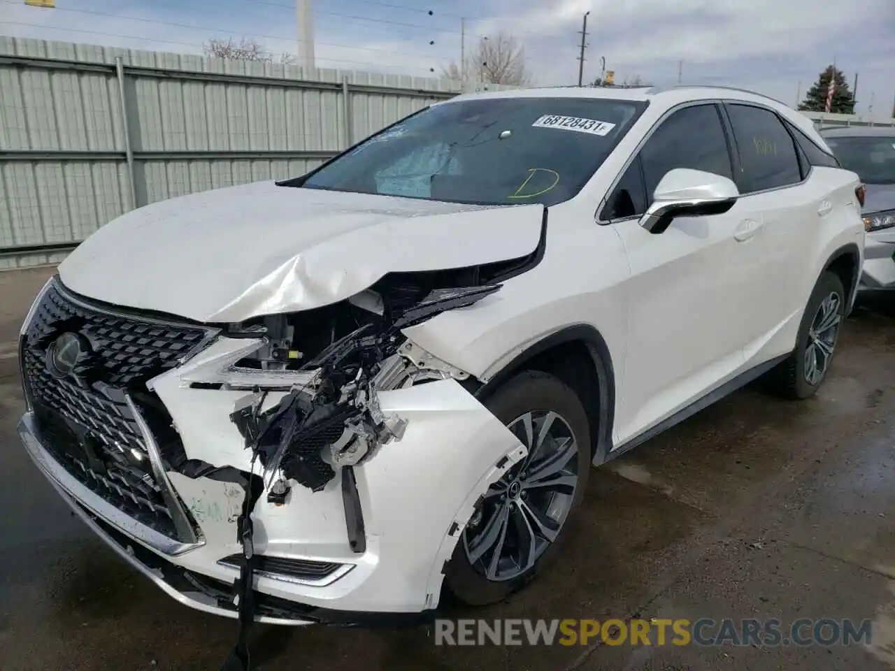 2 Photograph of a damaged car 2T2HZMDA2MC290963 LEXUS RX350 2021