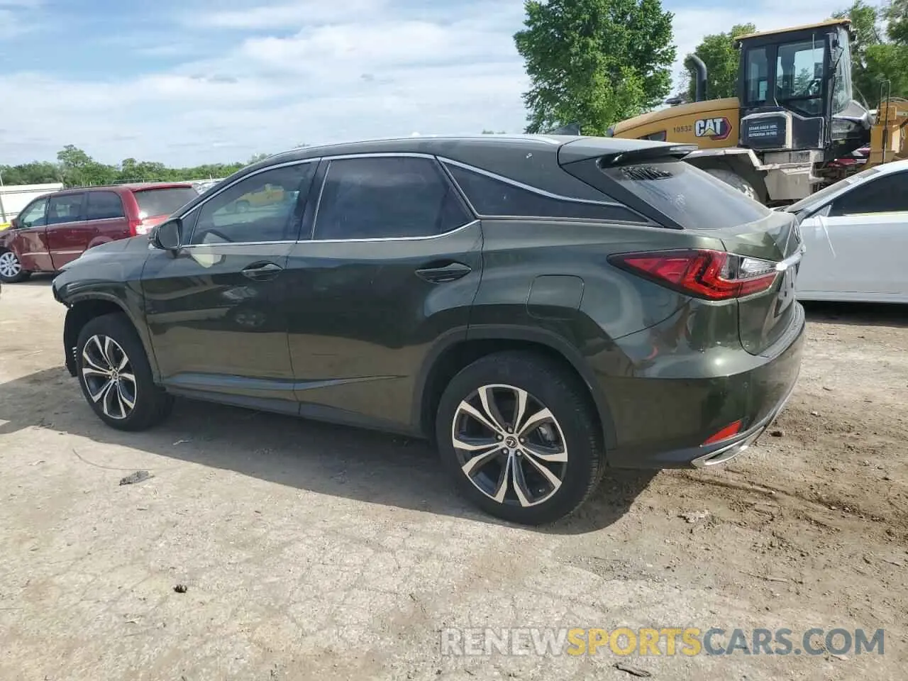 2 Photograph of a damaged car 2T2HZMDA2MC302481 LEXUS RX350 2021