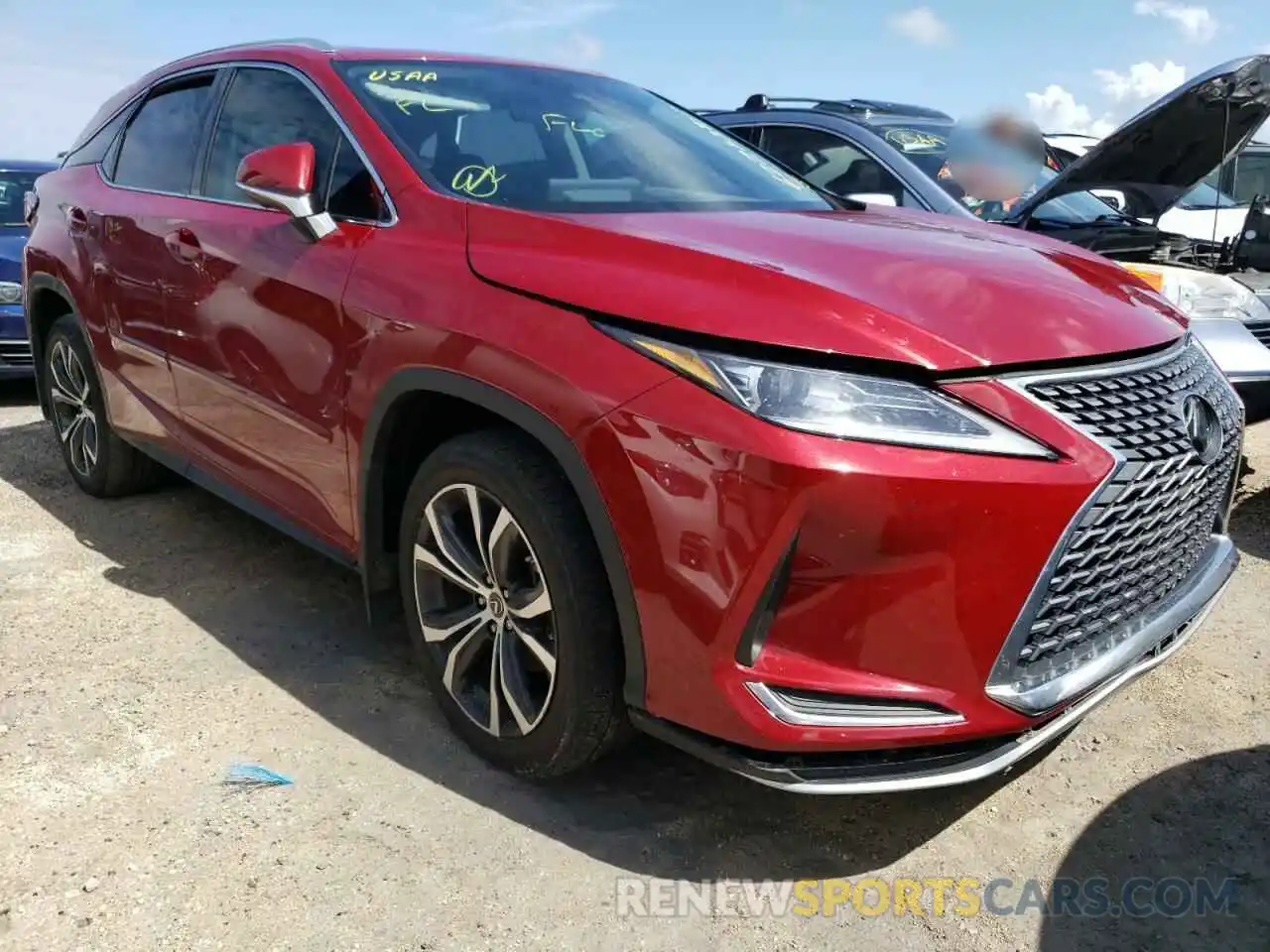 1 Photograph of a damaged car 2T2HZMDA4MC258824 LEXUS RX350 2021