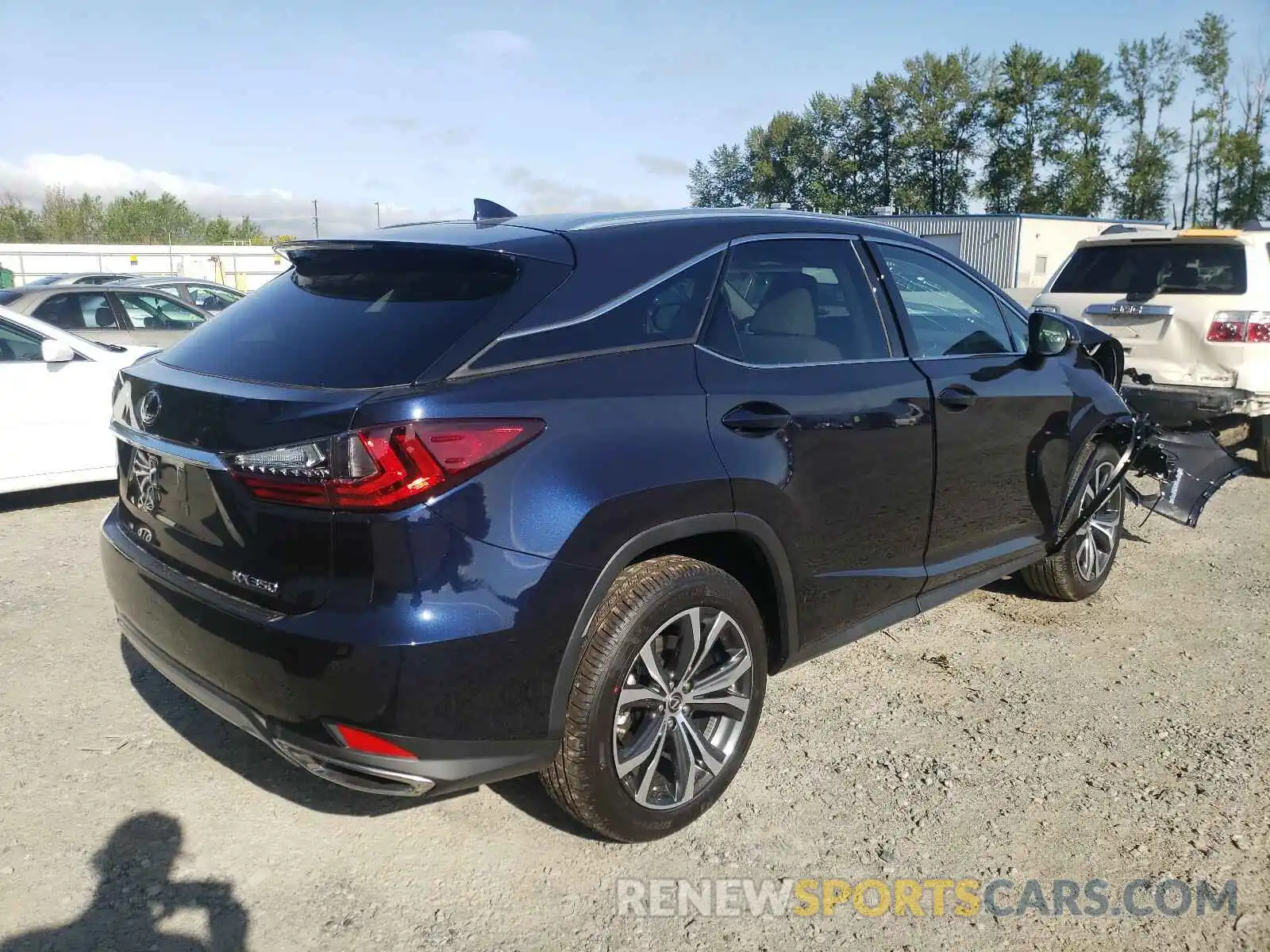 4 Photograph of a damaged car 2T2HZMDA5MC287085 LEXUS RX350 2021