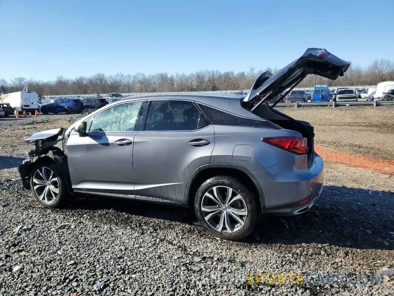 2 Photograph of a damaged car 2T2HZMDA5MC293551 LEXUS RX350 2021
