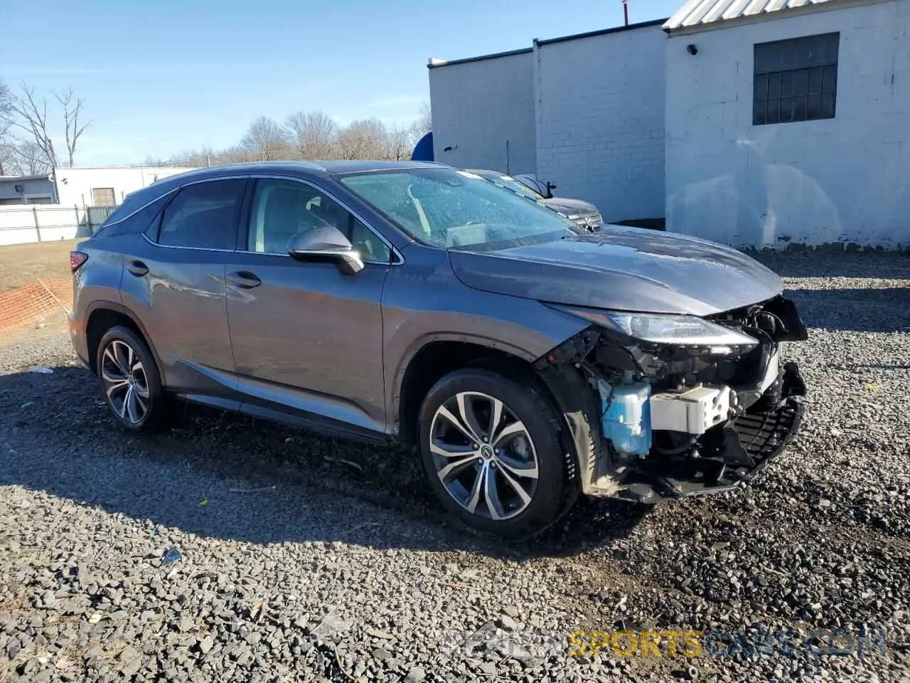 4 Photograph of a damaged car 2T2HZMDA5MC293551 LEXUS RX350 2021