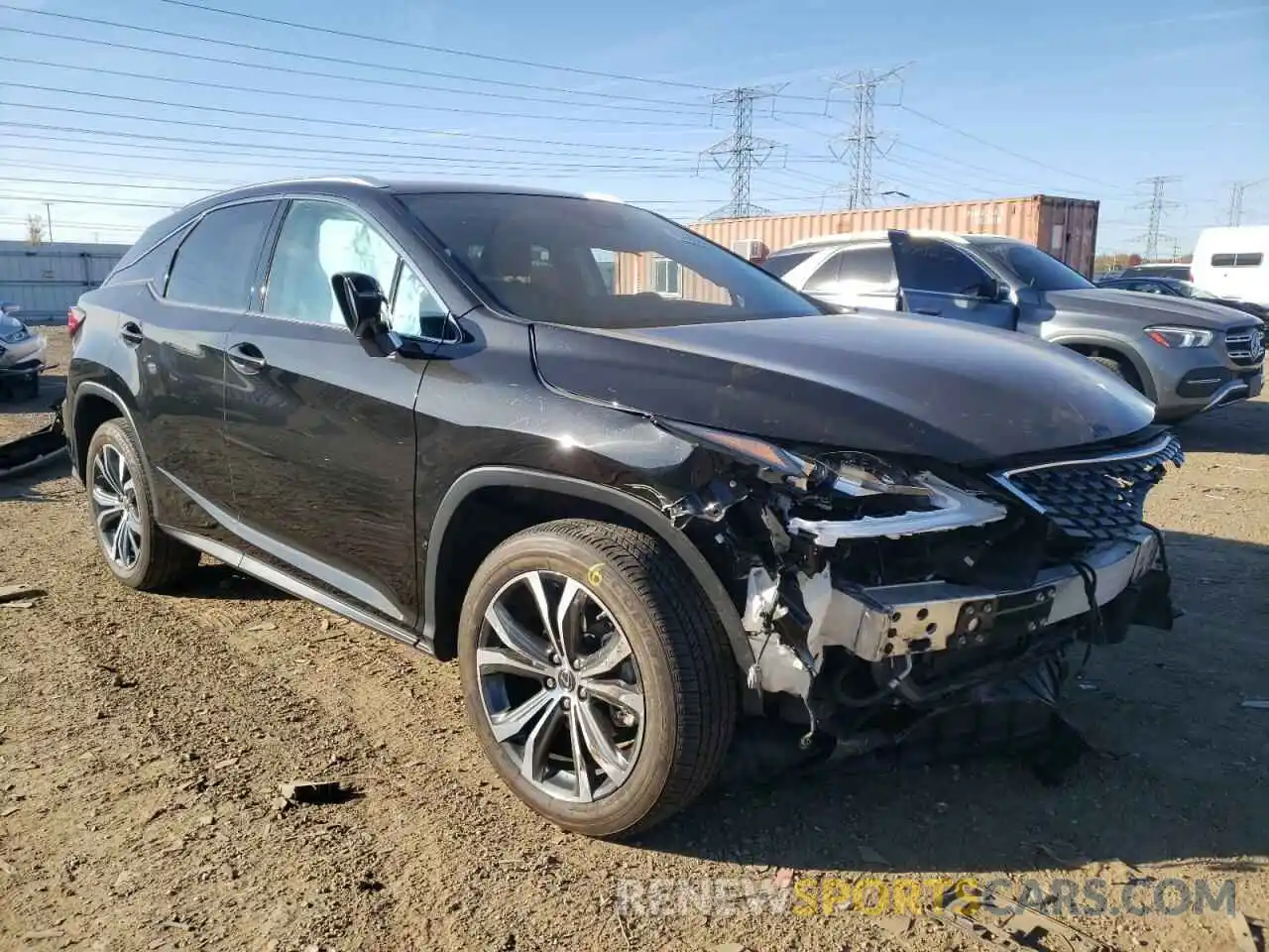 1 Photograph of a damaged car 2T2HZMDA6MC269324 LEXUS RX350 2021