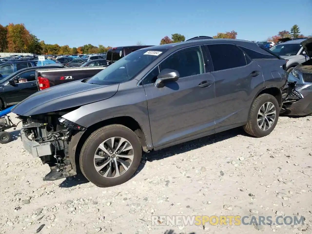 1 Photograph of a damaged car 2T2HZMDA6MC276029 LEXUS RX350 2021