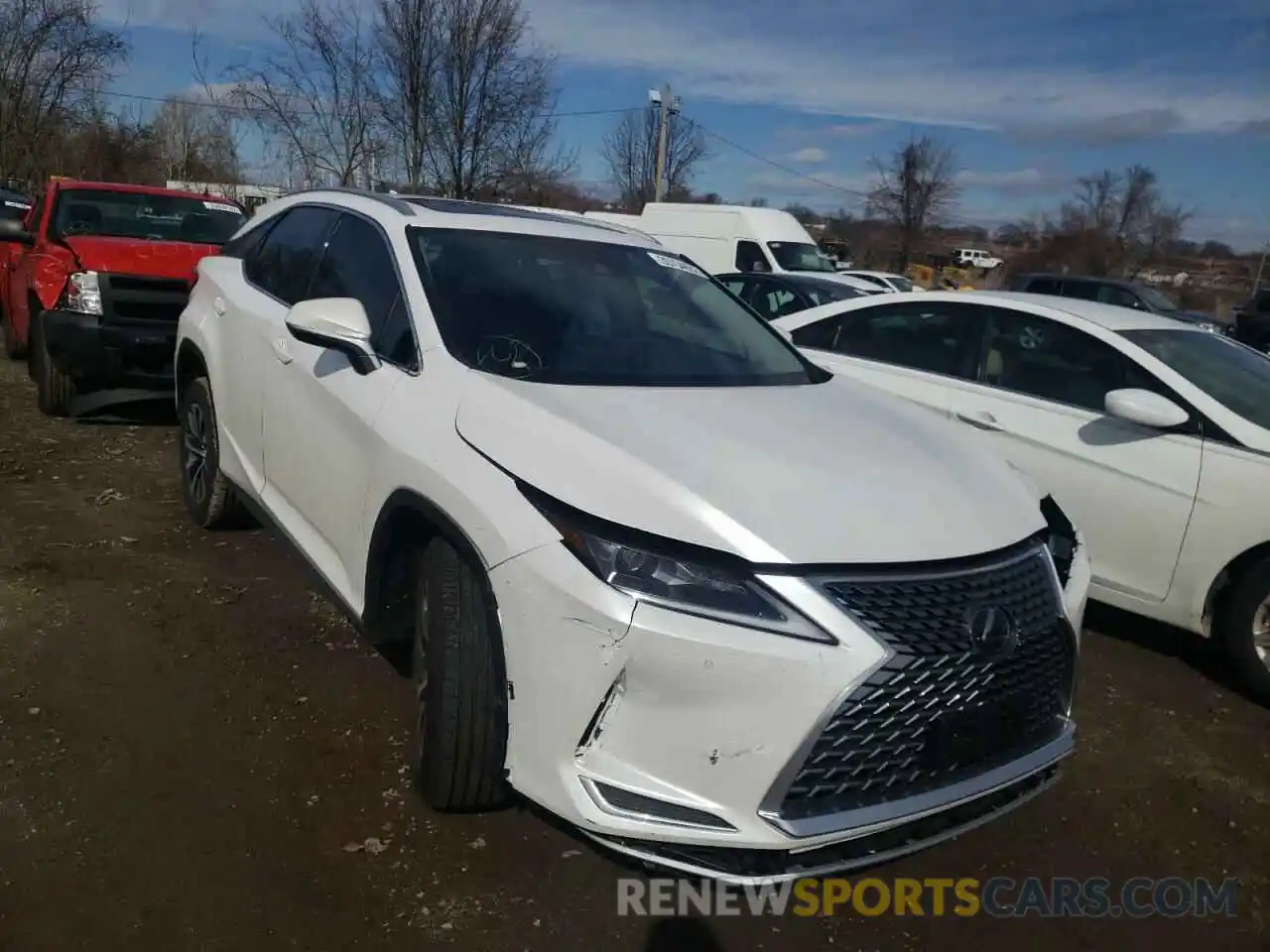 1 Photograph of a damaged car 2T2HZMDA6MC284048 LEXUS RX350 2021