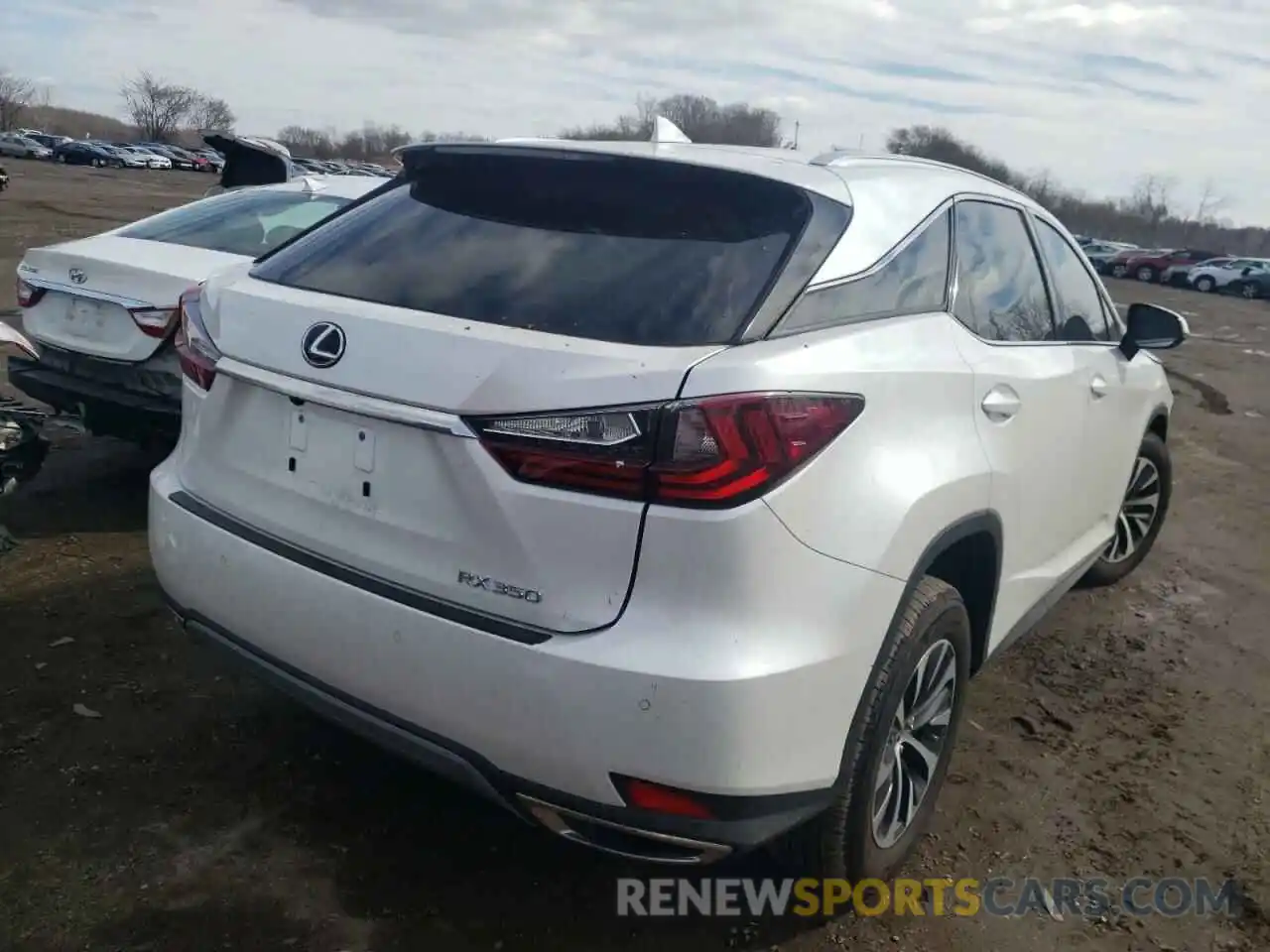 4 Photograph of a damaged car 2T2HZMDA6MC284048 LEXUS RX350 2021