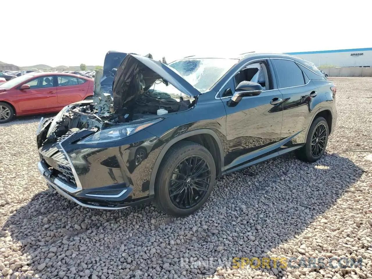 1 Photograph of a damaged car 2T2HZMDA6MC297236 LEXUS RX350 2021