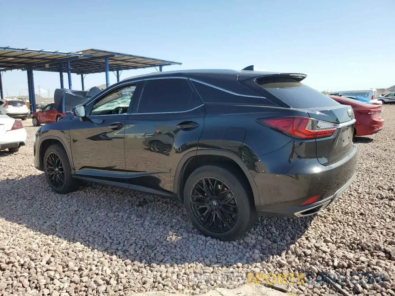 2 Photograph of a damaged car 2T2HZMDA6MC297236 LEXUS RX350 2021