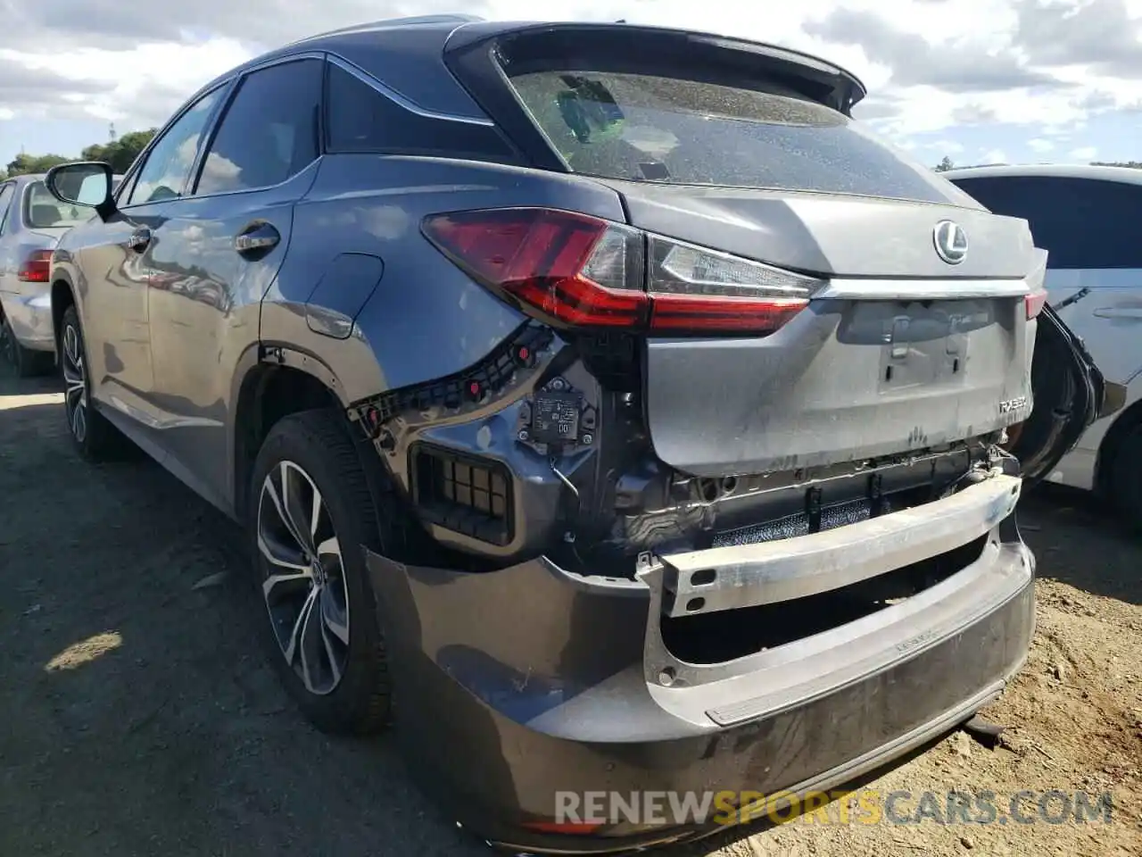 3 Photograph of a damaged car 2T2HZMDA6MC303813 LEXUS RX350 2021