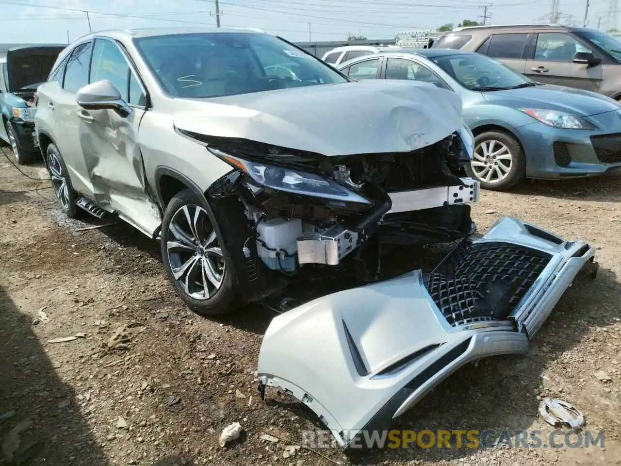 1 Photograph of a damaged car 2T2HZMDA7MC270708 LEXUS RX350 2021