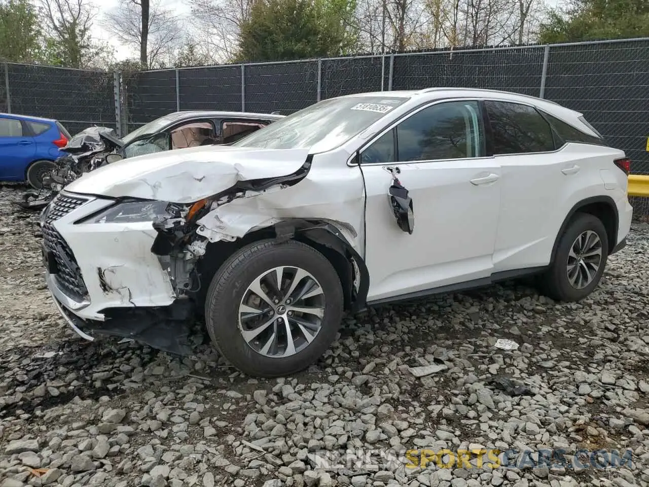 1 Photograph of a damaged car 2T2HZMDA7MC277979 LEXUS RX350 2021