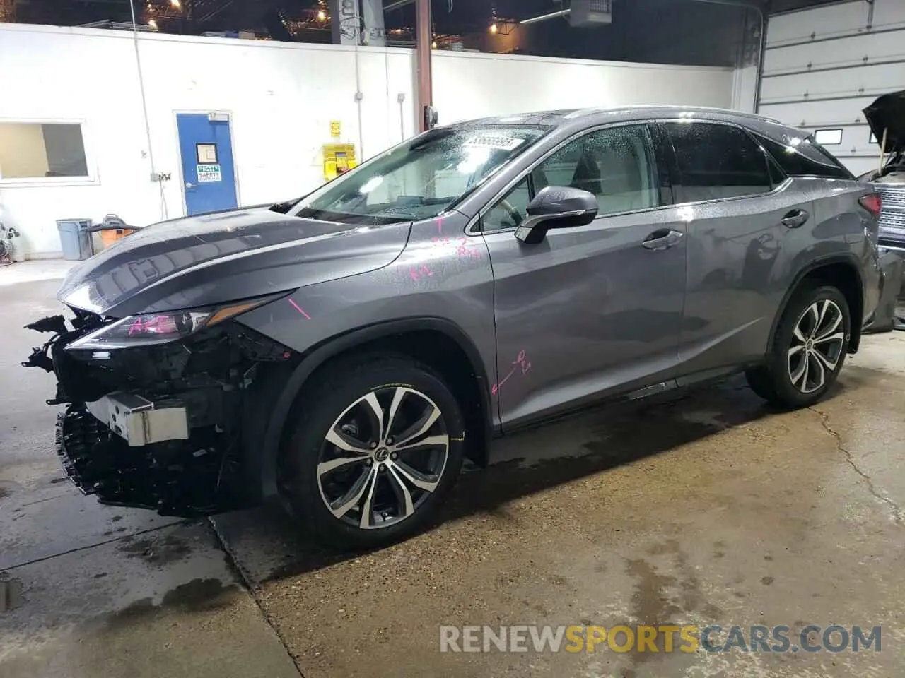 1 Photograph of a damaged car 2T2HZMDA7MC278601 LEXUS RX350 2021