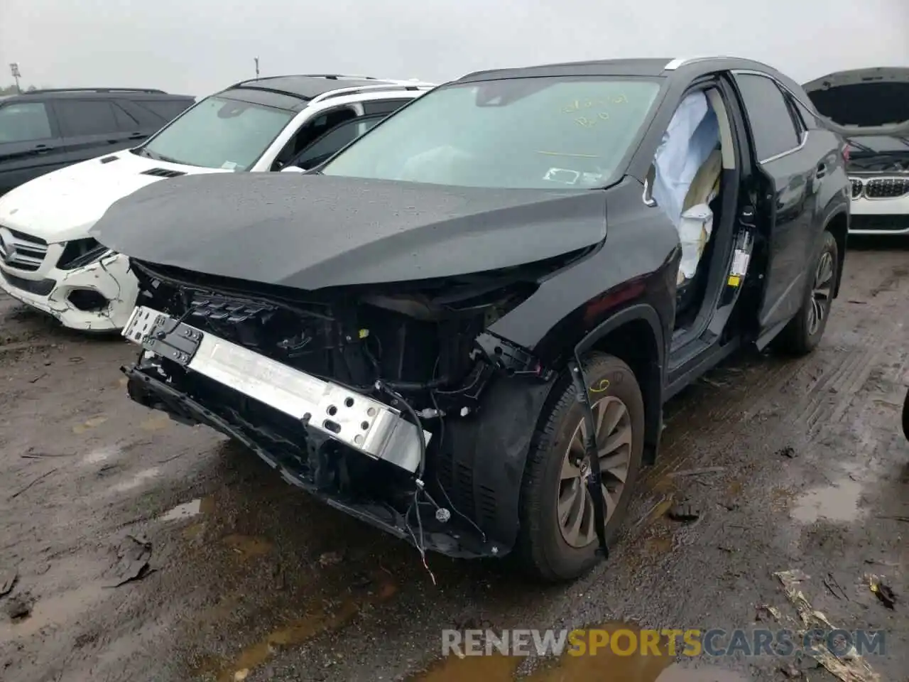 2 Photograph of a damaged car 2T2HZMDA7MC279411 LEXUS RX350 2021