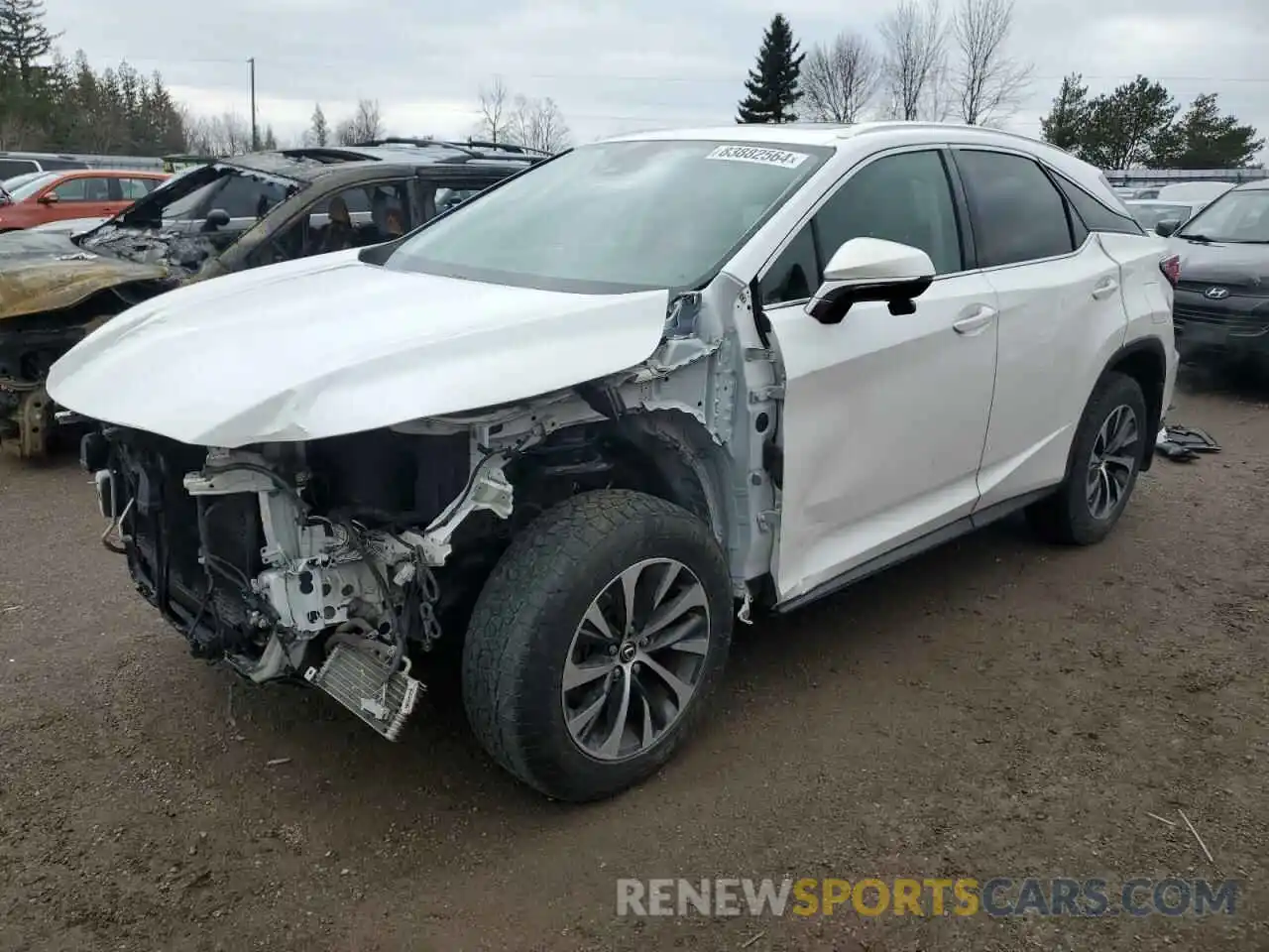 1 Photograph of a damaged car 2T2HZMDA7MC283040 LEXUS RX350 2021