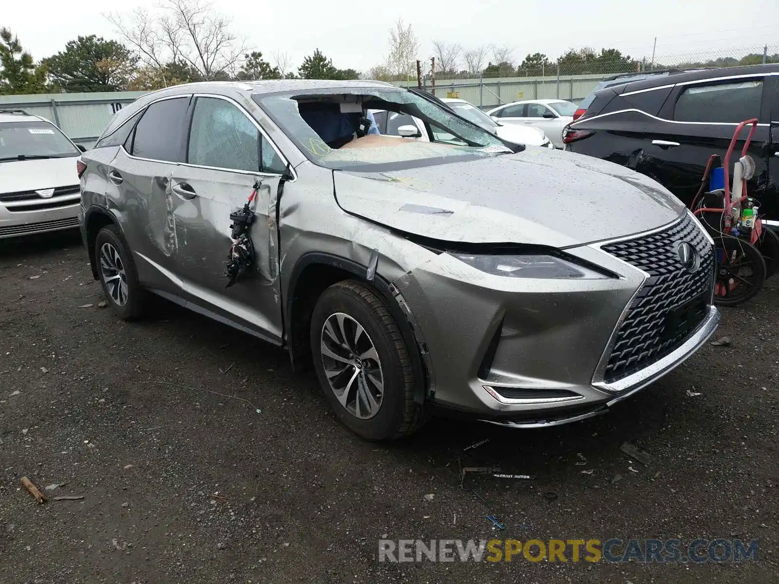 1 Photograph of a damaged car 2T2HZMDA8MC265856 LEXUS RX350 2021