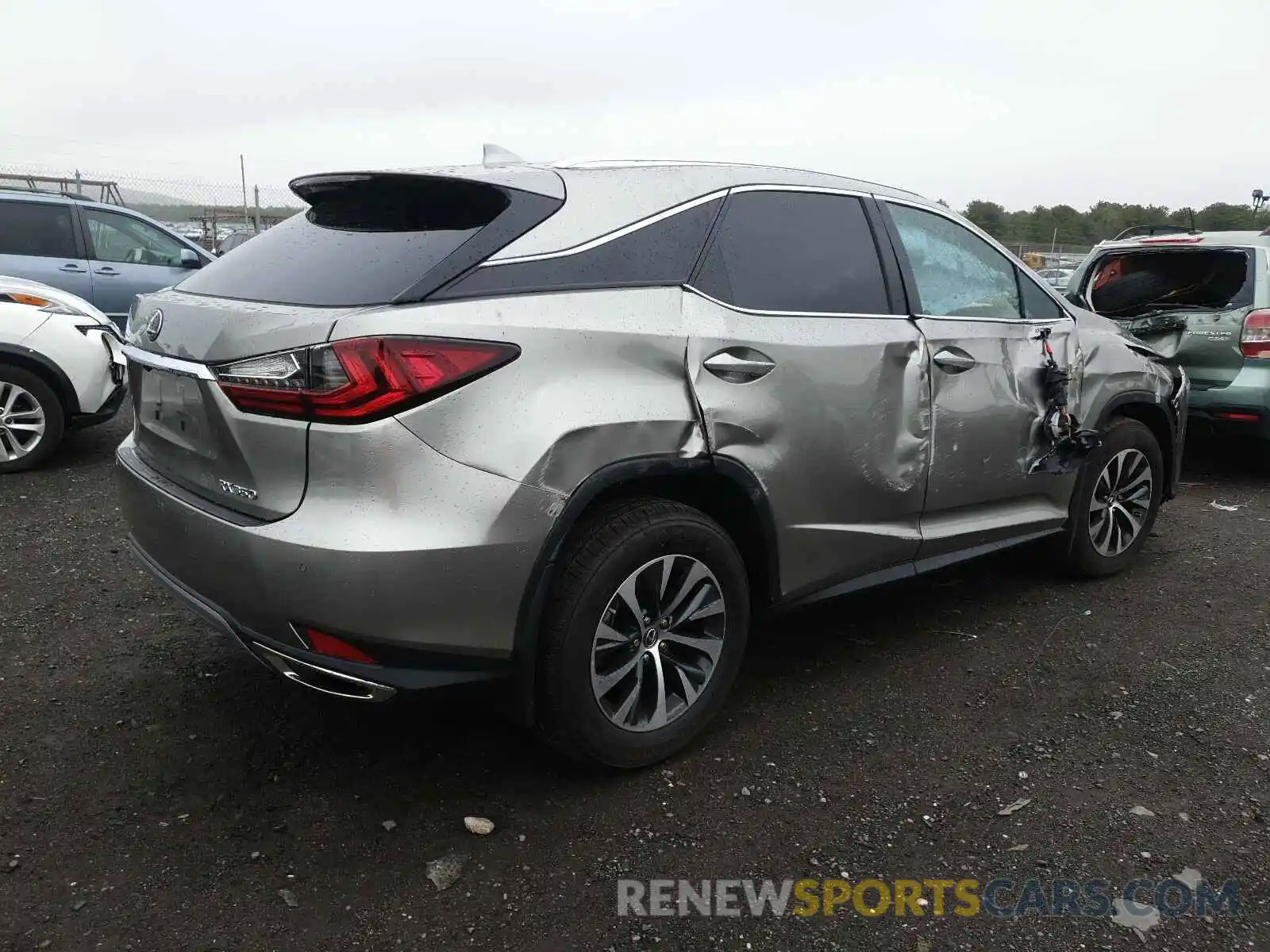 4 Photograph of a damaged car 2T2HZMDA8MC265856 LEXUS RX350 2021