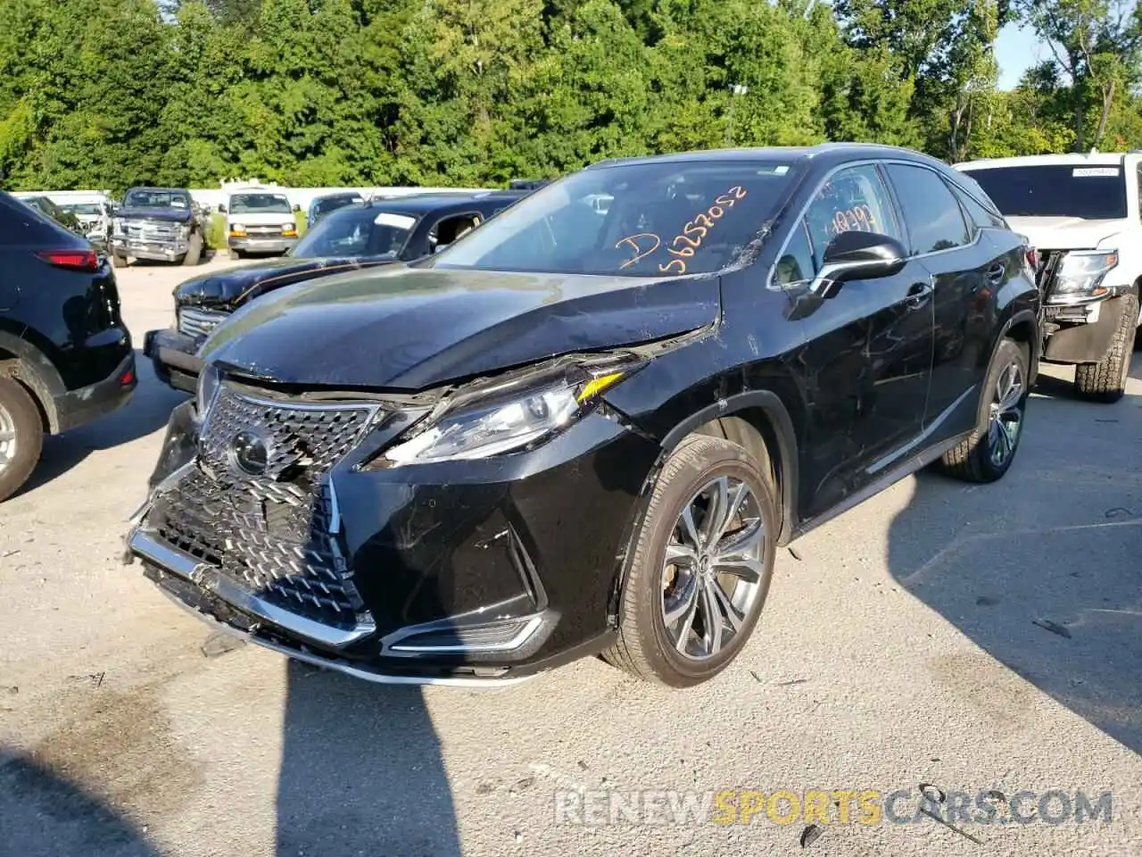 2 Photograph of a damaged car 2T2HZMDA8MC273309 LEXUS RX350 2021