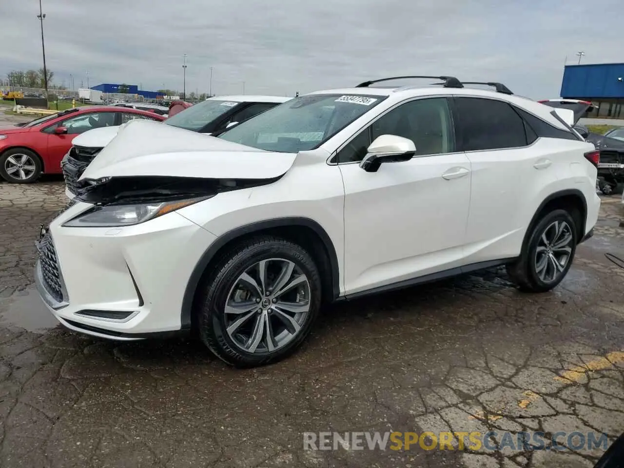 1 Photograph of a damaged car 2T2HZMDA8MC276761 LEXUS RX350 2021