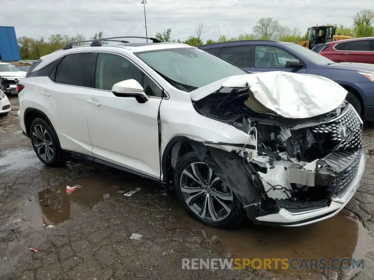 4 Photograph of a damaged car 2T2HZMDA8MC276761 LEXUS RX350 2021