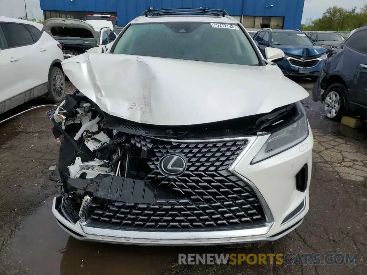 5 Photograph of a damaged car 2T2HZMDA8MC276761 LEXUS RX350 2021