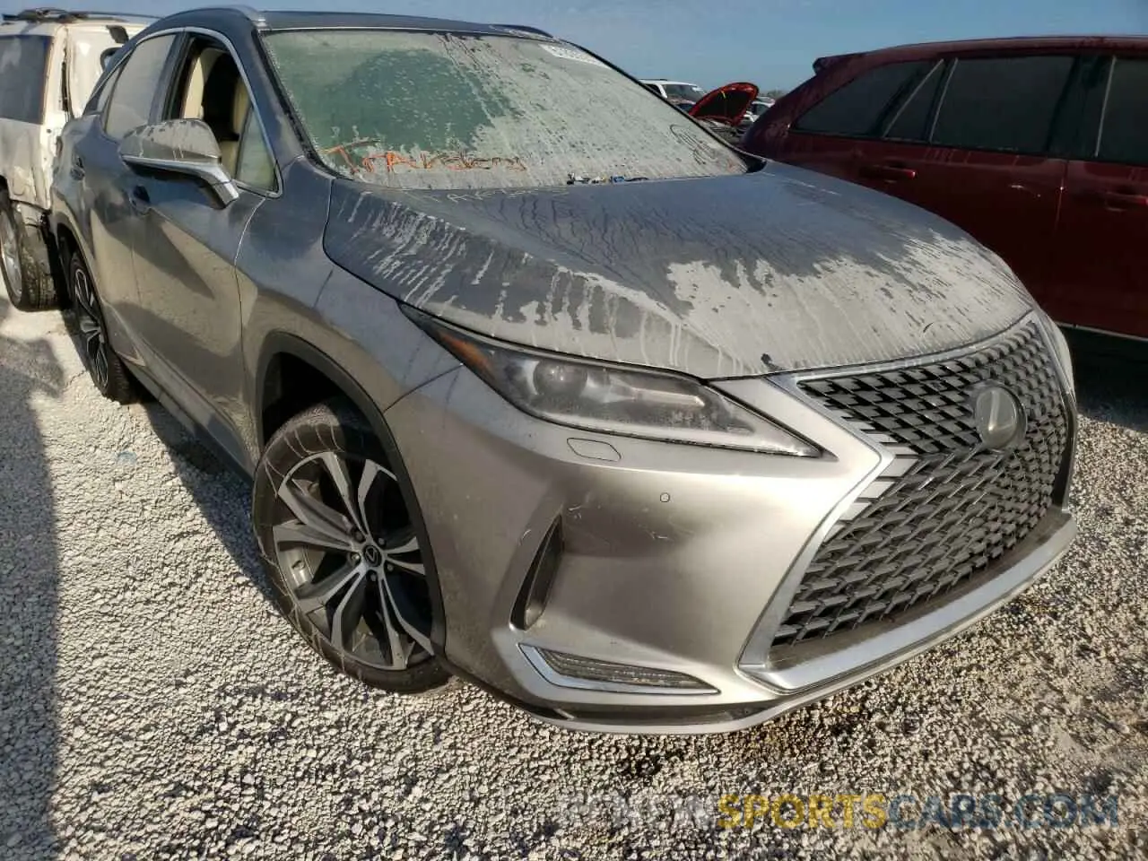 1 Photograph of a damaged car 2T2HZMDA8MC288327 LEXUS RX350 2021