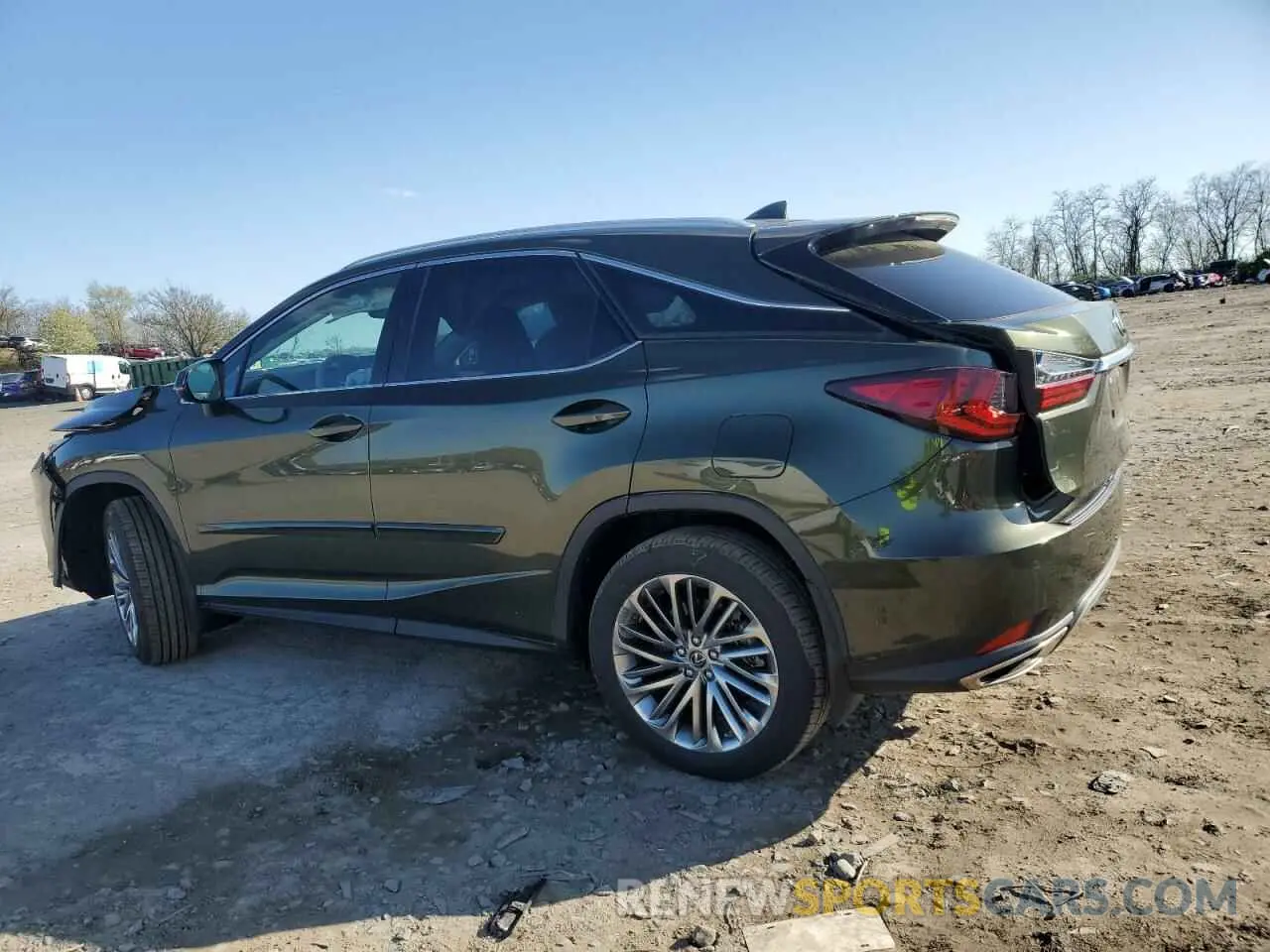 2 Photograph of a damaged car 2T2HZMDA8MC289428 LEXUS RX350 2021
