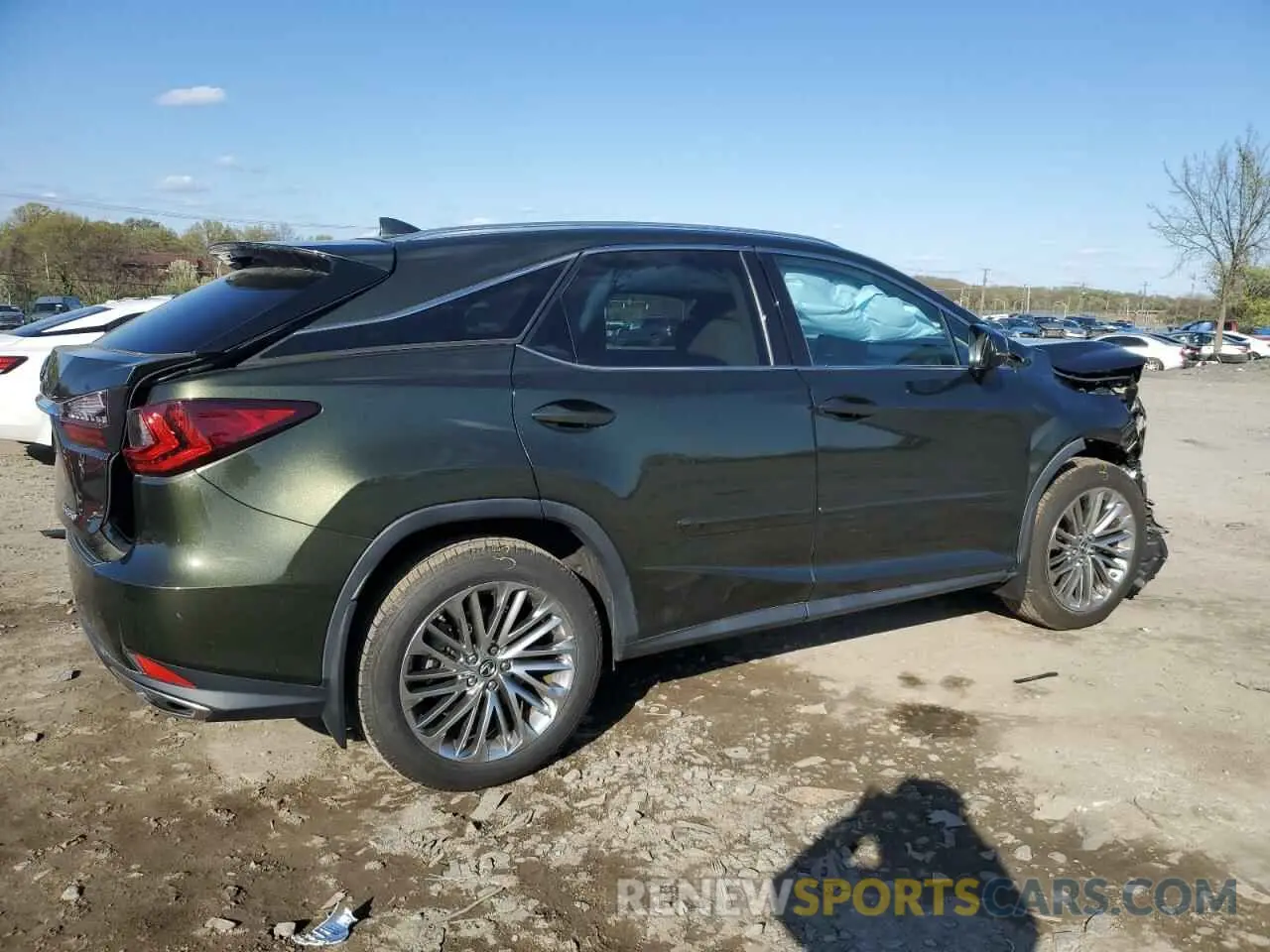 3 Photograph of a damaged car 2T2HZMDA8MC289428 LEXUS RX350 2021