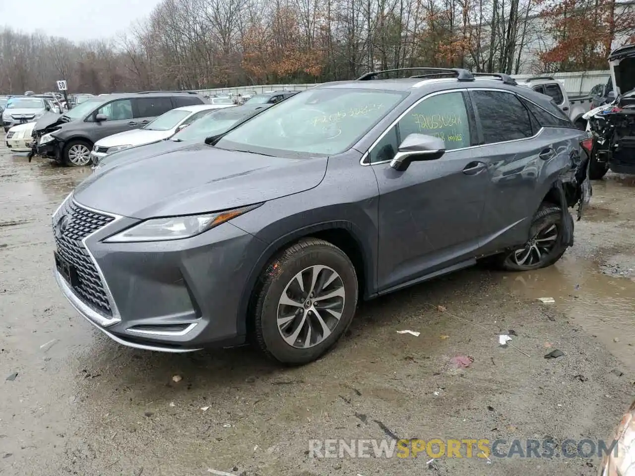 1 Photograph of a damaged car 2T2HZMDA8MC301917 LEXUS RX350 2021