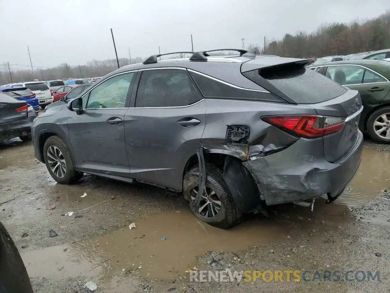 2 Photograph of a damaged car 2T2HZMDA8MC301917 LEXUS RX350 2021