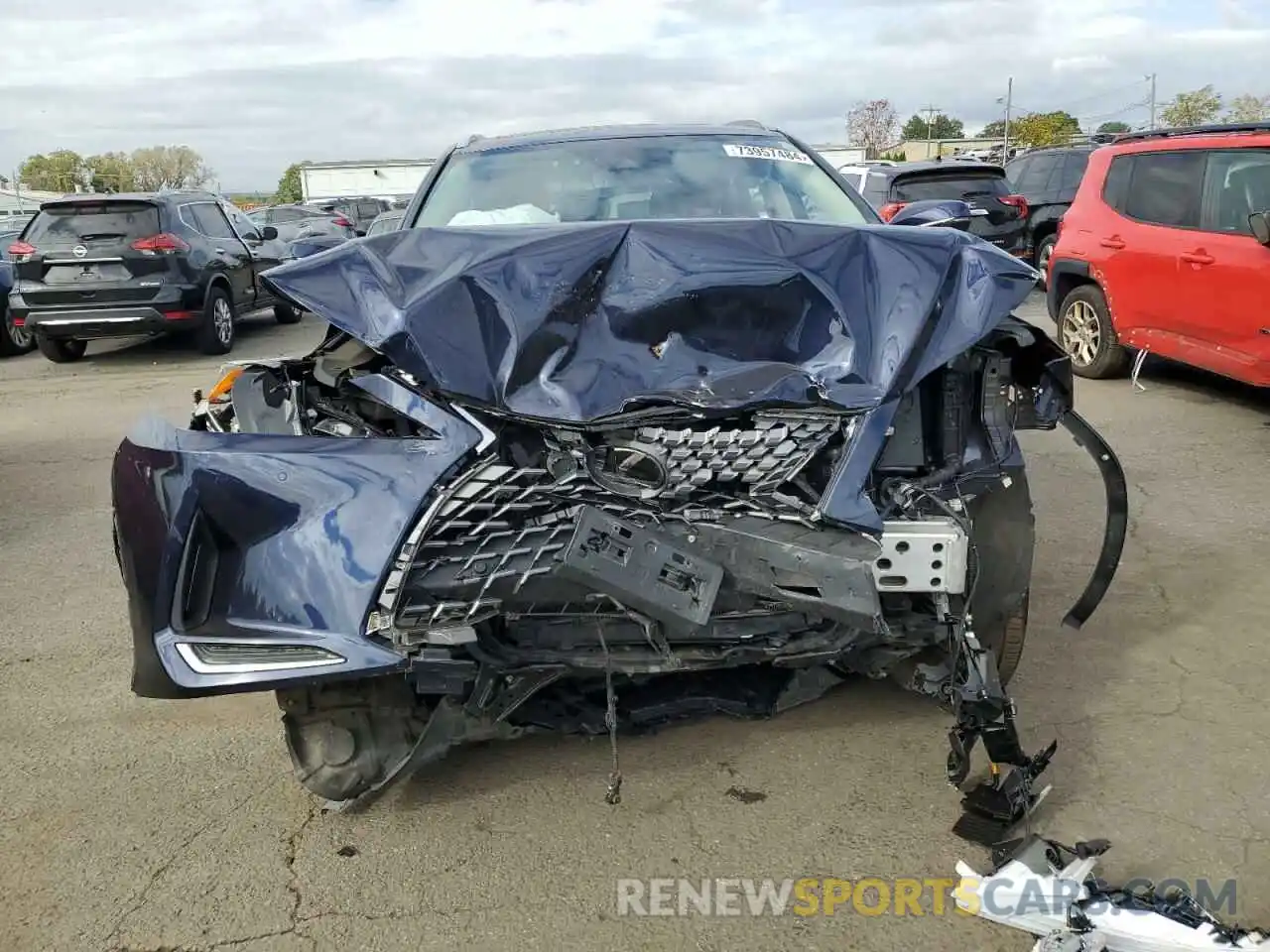 5 Photograph of a damaged car 2T2HZMDA9MC274596 LEXUS RX350 2021