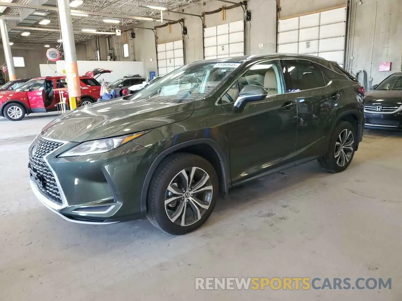 1 Photograph of a damaged car 2T2HZMDA9MC277529 LEXUS RX350 2021