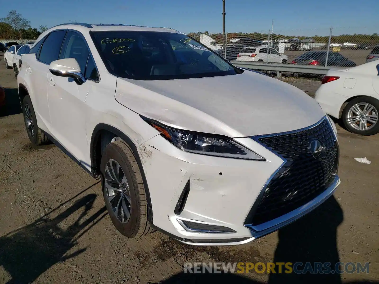 1 Photograph of a damaged car 2T2HZMDA9MC281662 LEXUS RX350 2021