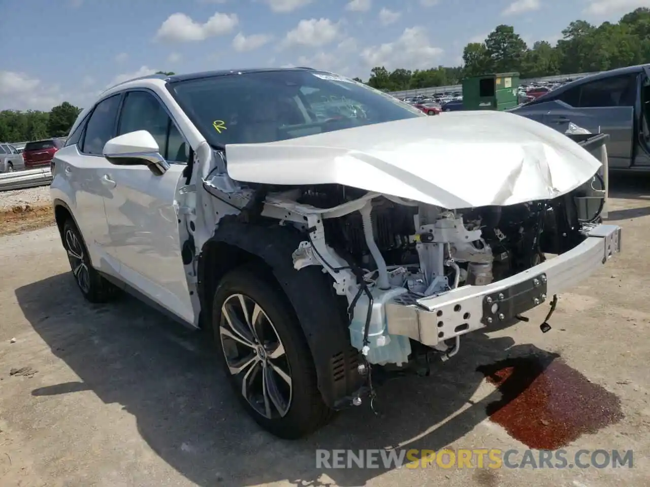 1 Photograph of a damaged car 2T2HZMDA9MC294136 LEXUS RX350 2021