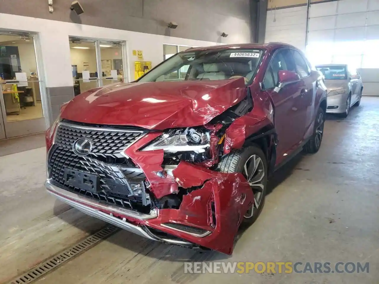 2 Photograph of a damaged car 2T2HZMDAXMC266944 LEXUS RX350 2021