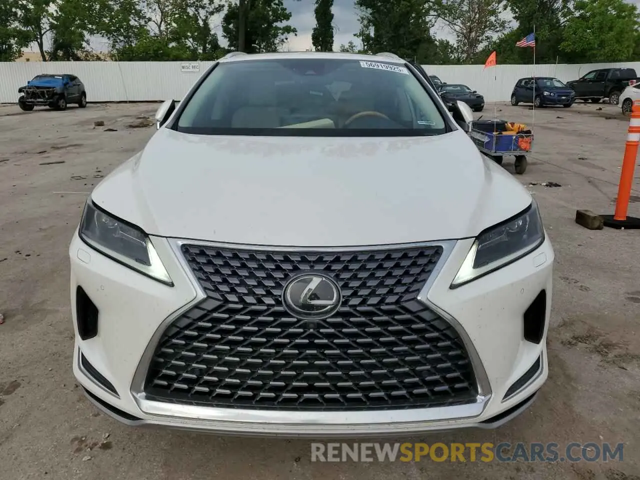5 Photograph of a damaged car 2T2HZMDAXMC285784 LEXUS RX350 2021