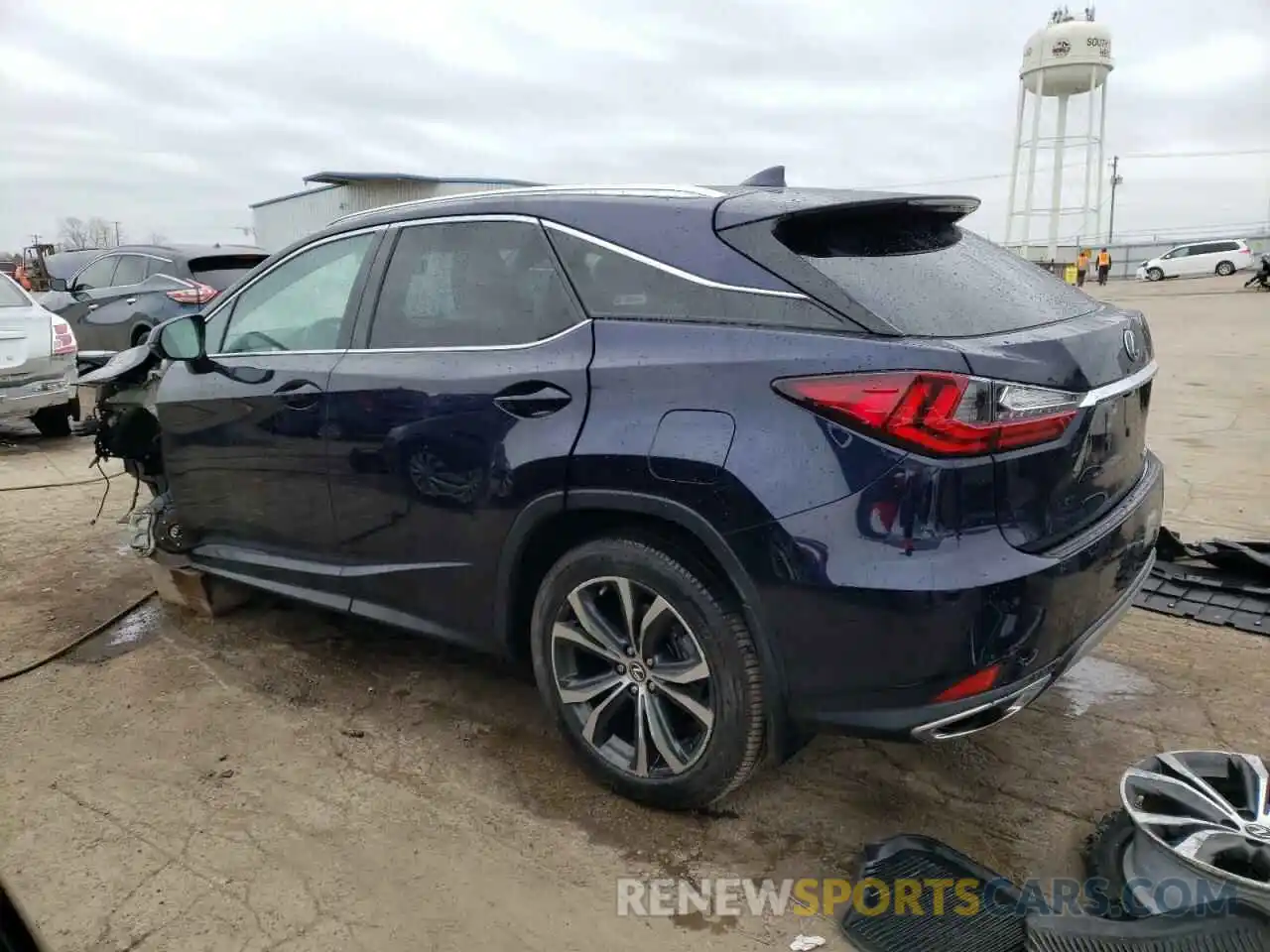 2 Photograph of a damaged car 2T2HZMDAXMC292475 LEXUS RX350 2021