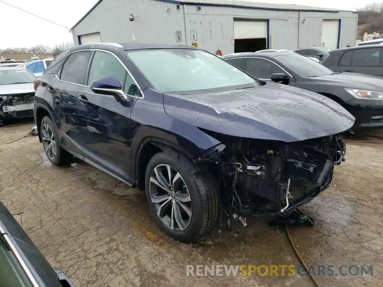 4 Photograph of a damaged car 2T2HZMDAXMC292475 LEXUS RX350 2021