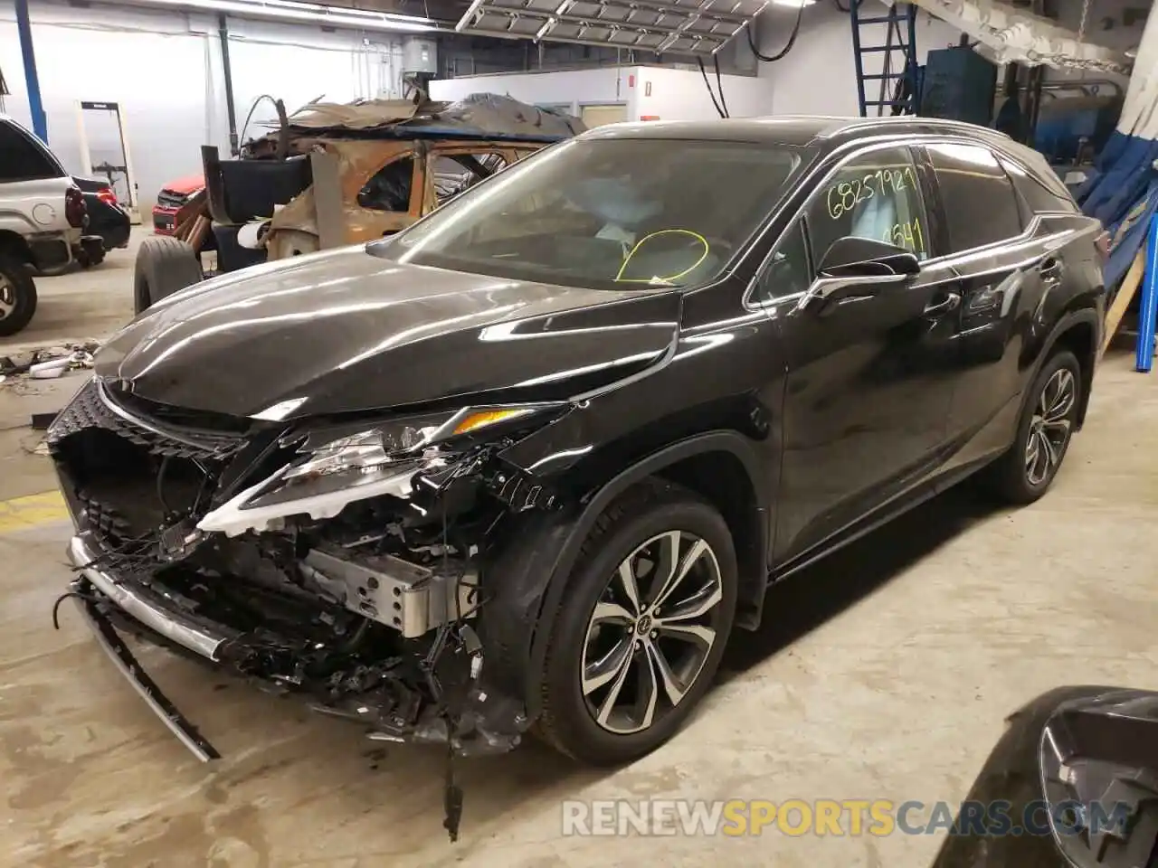 2 Photograph of a damaged car 2T2HZMDAXMC308027 LEXUS RX350 2021