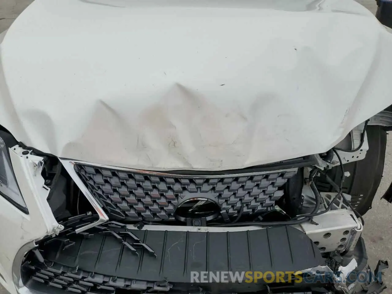 12 Photograph of a damaged car 2T2JZMAA0MC186431 LEXUS RX350 2021